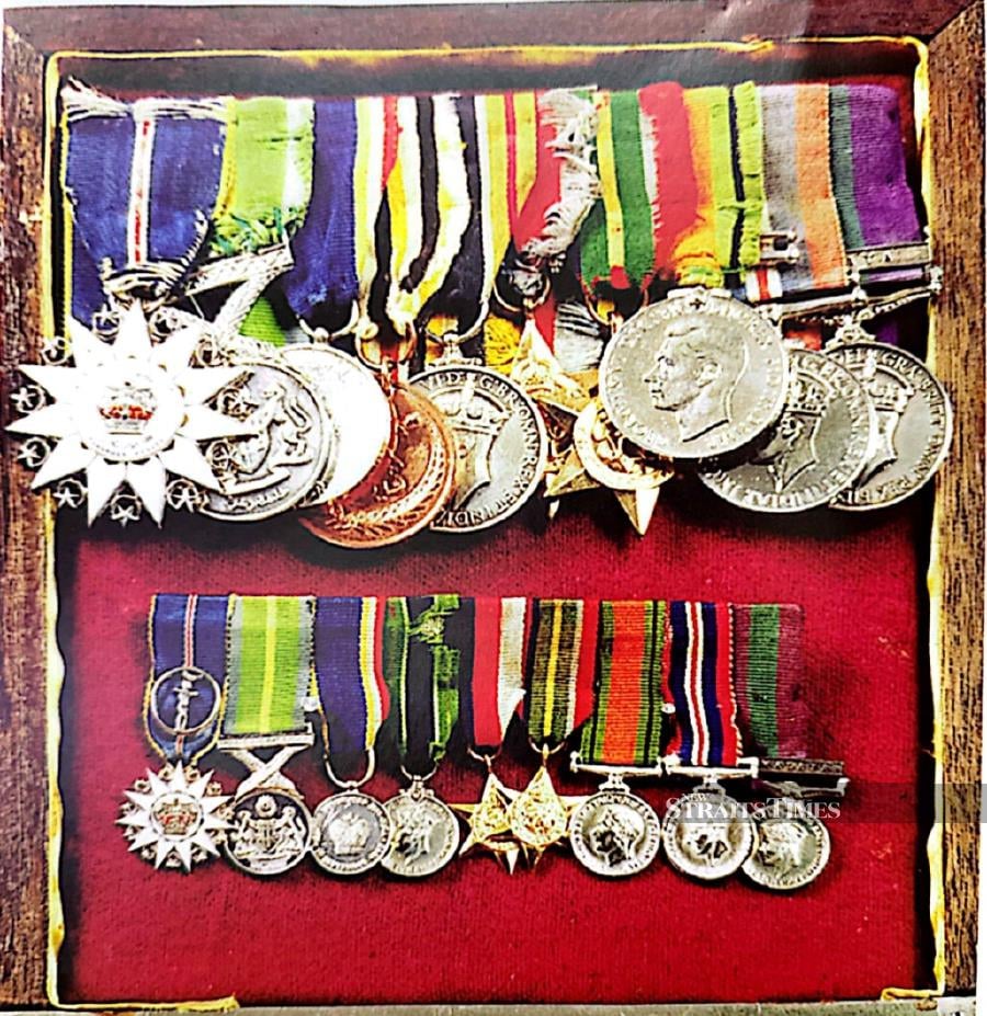  The medals of Sher Mohamed that sparked Rafique's inspiration to pen a book about his father.