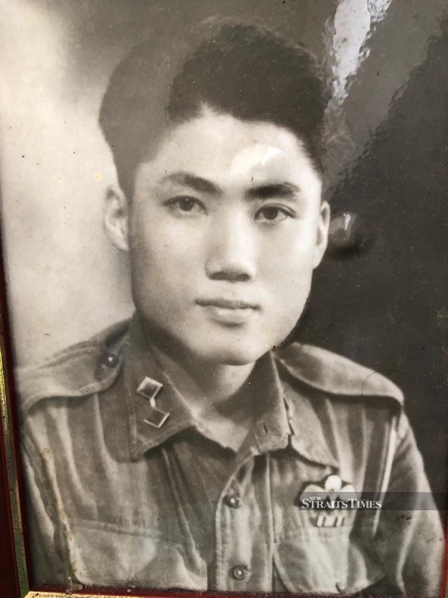 Lieutenant Chin during the war as Force 136 agent.