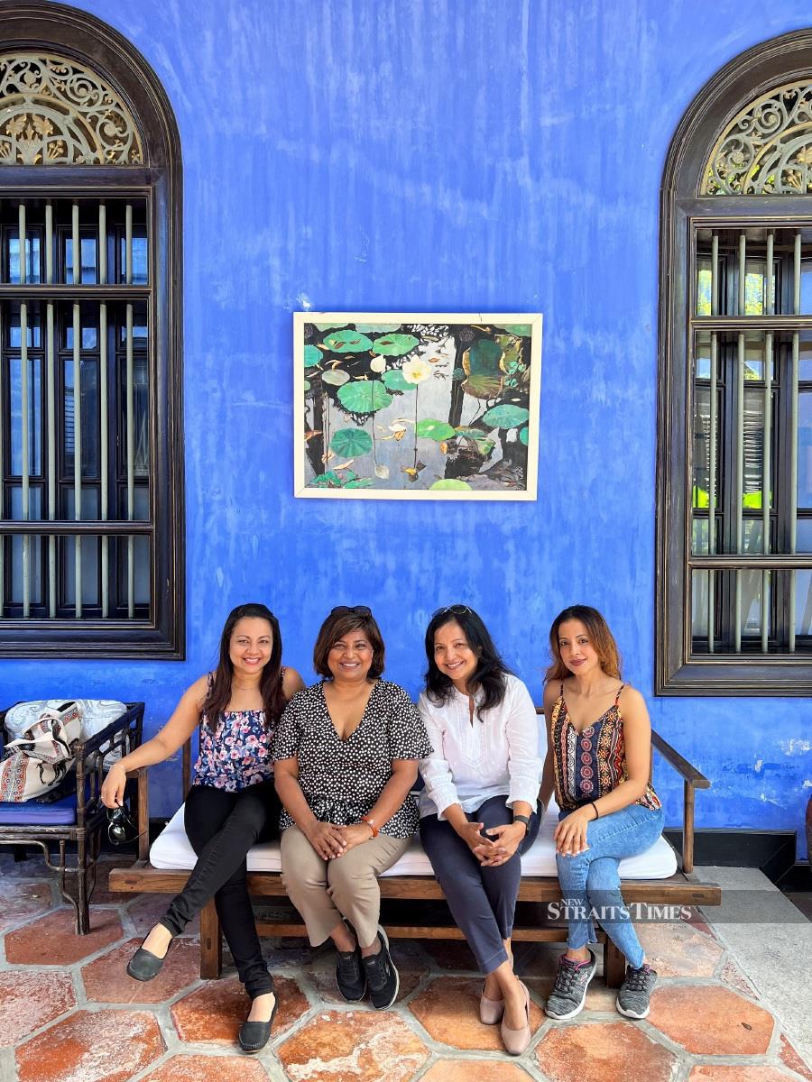  The writer (second from left) and her sisters. Picture by Elena Koshy.