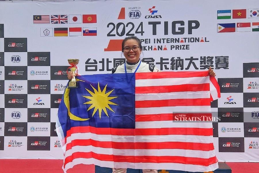  Malaysian motorsport athlete Ng Aik Sha, also known as Akisha, recently secured first place in the Taipei International Gymkhana Prize (TGIP).