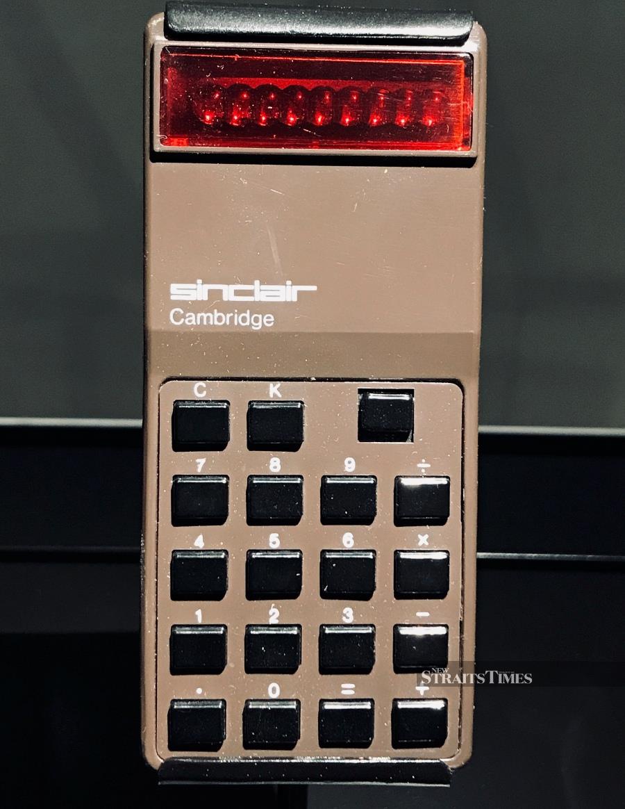  Some readers may remember this electronic calculator from 1973. Pix courtesy of the Science Museum, London.