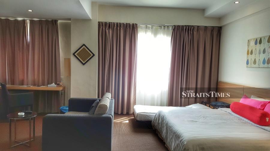  Spacious room at StarCity Hotel.
