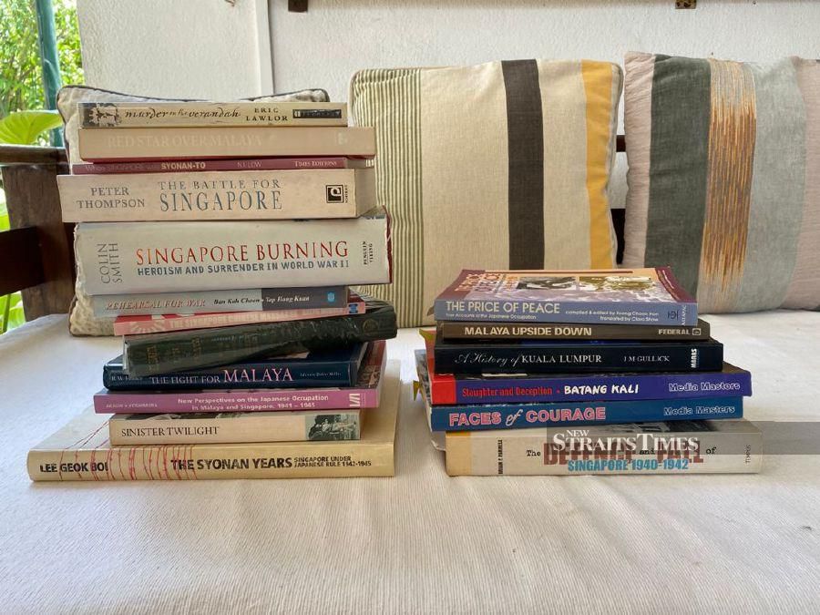  These were some of the books used by Viji for her research.