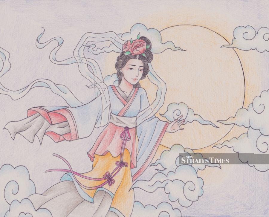  The Moon Goddess, Chang-er.