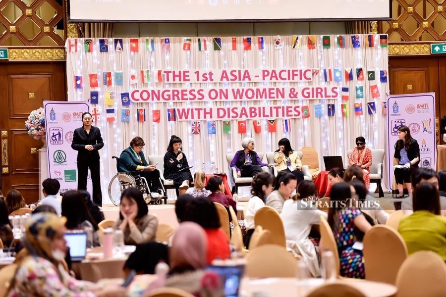  At the first Asia-Pacific Congress for Women & Girls with Disabilities.