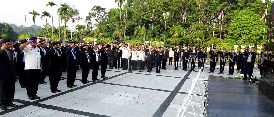  “Lest We Forget” Remembrance Day at the National Monument in KL on Oct 12, 2019. 