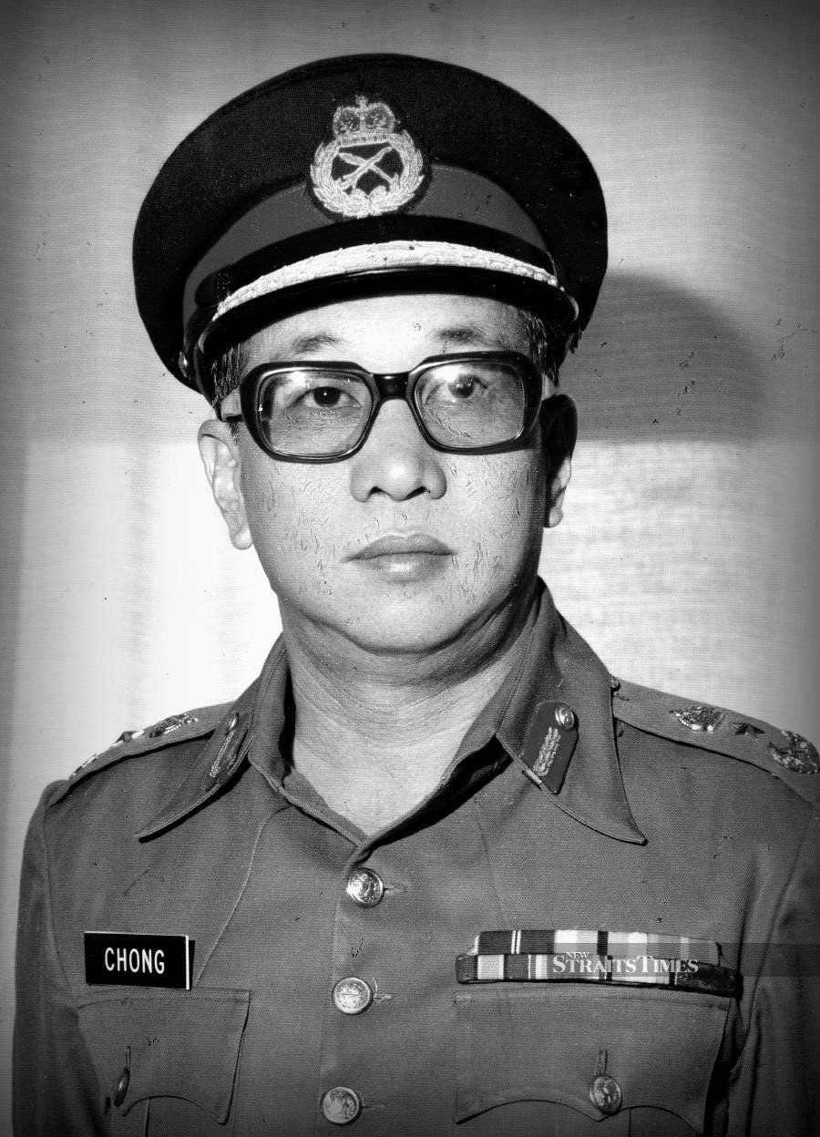  Brigade Commander of 4 Infantry Brigade, Brigadier General Datuk Chong Thean Bok.