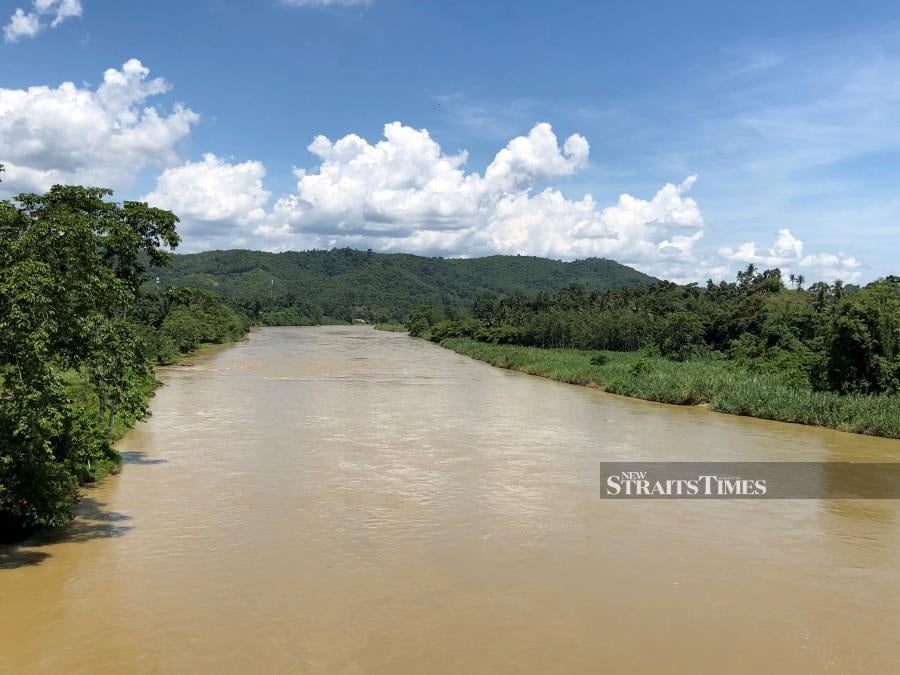  The crocodile-infested Perak River.