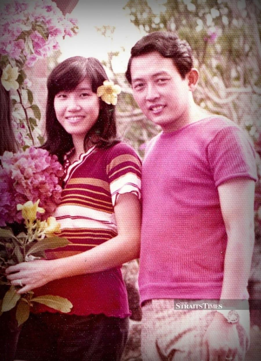  The couple honeymooning at Pengerang.
