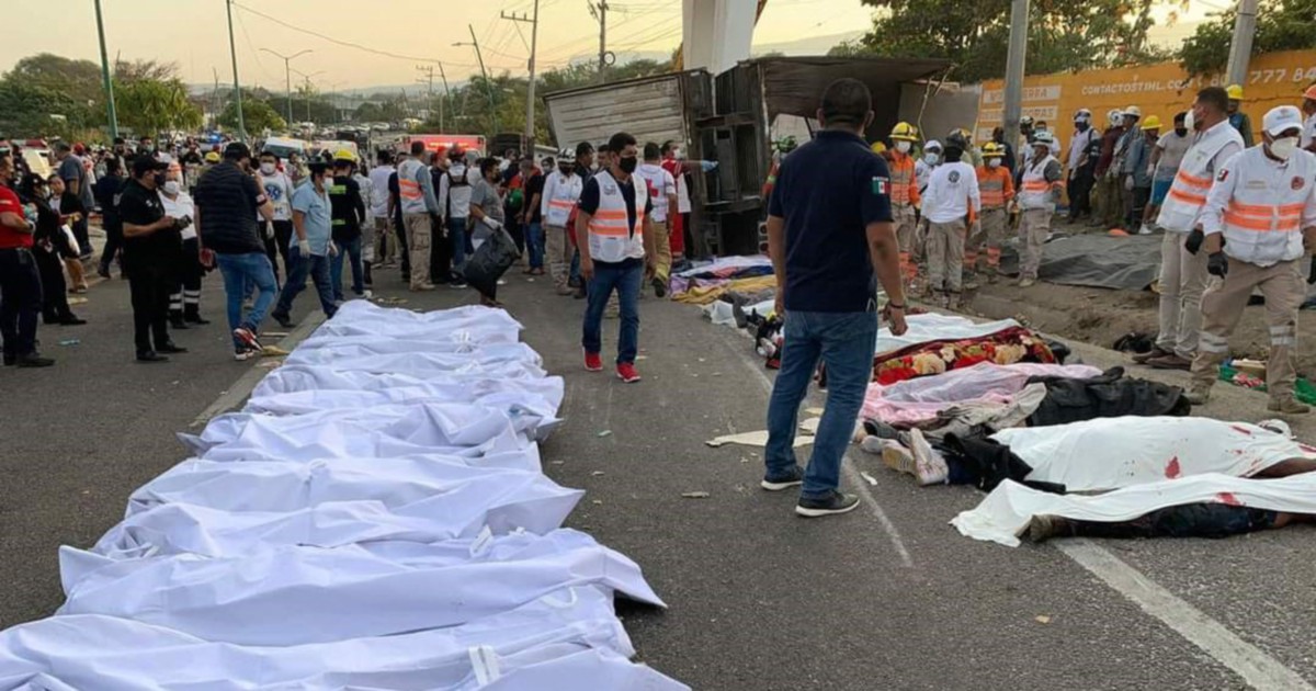 At least 49 migrants killed in Mexico road accident