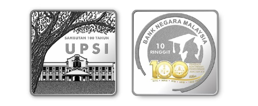 Bank Negara Malaysia (BNM) has announced the issuance of commemorative coins in conjunction with the 100th anniversary of Universiti Pendidikan Sultan Idris (UPSI)