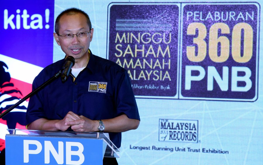 Permodalan Nasional Bhd (PNB) chairman Tan Sri Abdul Wahid Omar says the company targets 150,000 visitors to attend the MSAM event this year, which will be from April 19 to April 25, 2018. (NSTP photo by MOHD YUSNI ARIFFIN)