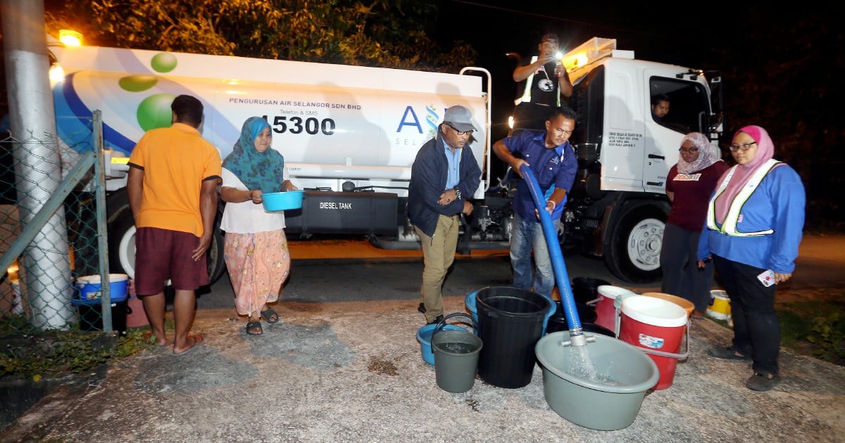 Unscheduled water supply disruption in USJ areas