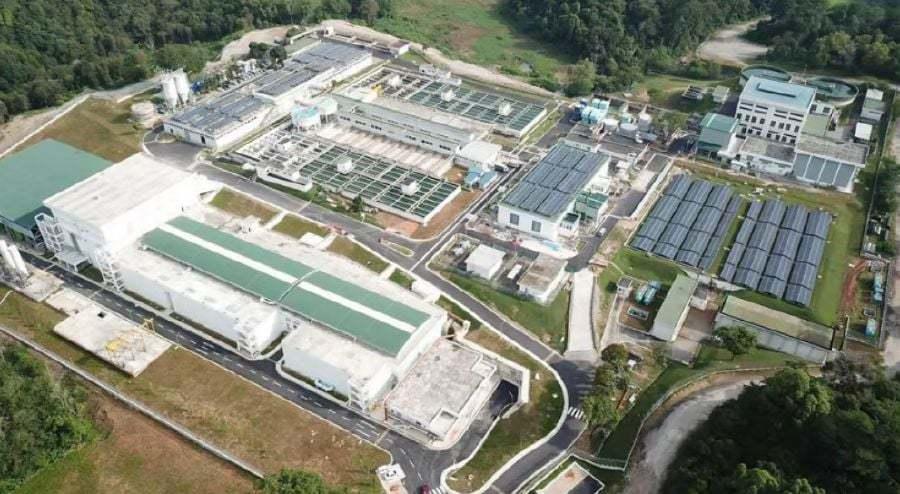An aerial view of Choa Chu Kang Waterworks (CCKWW) in Singapore, where three workers were found unconscious while carrying out routine tank cleaning. — PIC COURTESY OF SINGAPORE INTERNATIONAL WATER WEEK’S FACEBOOK 