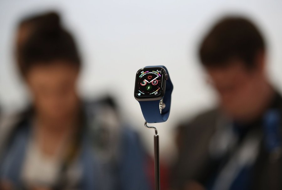 The Apple Watch Series 4 with watchOS brings advanced activity and communications features, along with revolutionary health capabilities. AFP photo