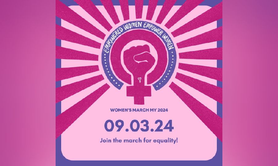 The WMMY 2024 Organising Committee said that it attempted to serve a notice of assembly to the police four times yesterday and today, but was denied. - Pic credit womensmarch.my
