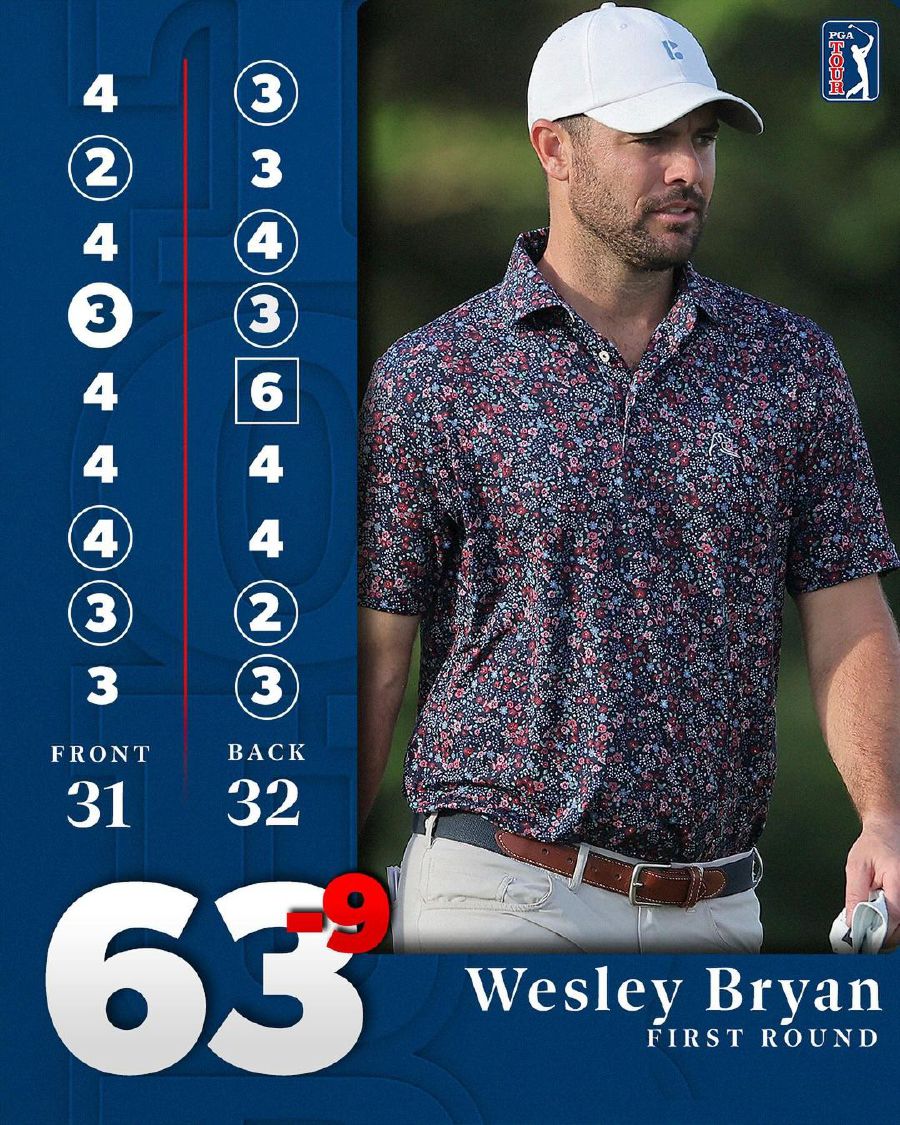 Wesley Bryan. - Pic credit Insgtram wesleybryangolf via PGA TOUR
