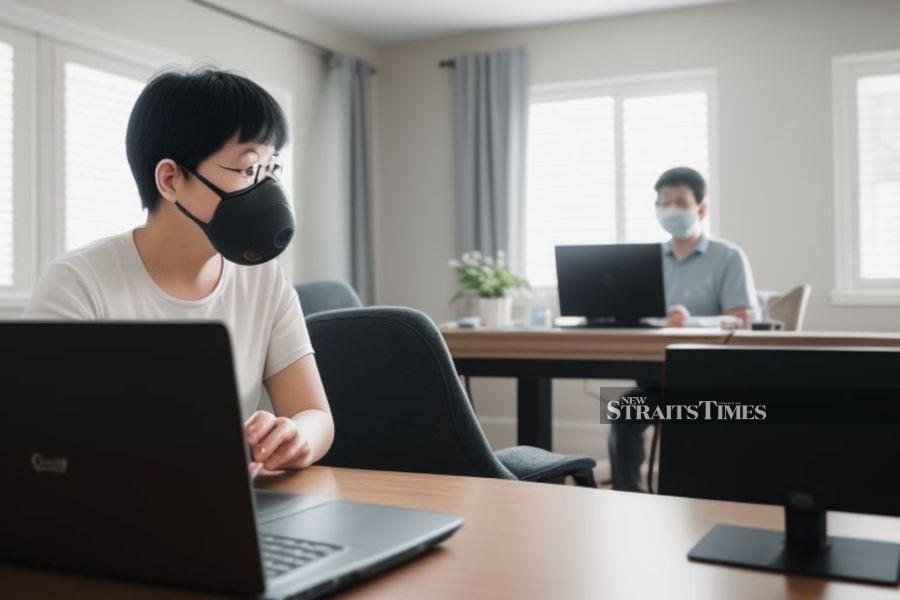 FWA or WFH has reduced workers’ financial burden as they can be at home or at any location they feel comfortable doing their job, without additional expense. - NSTP file pic, AI-generated image.