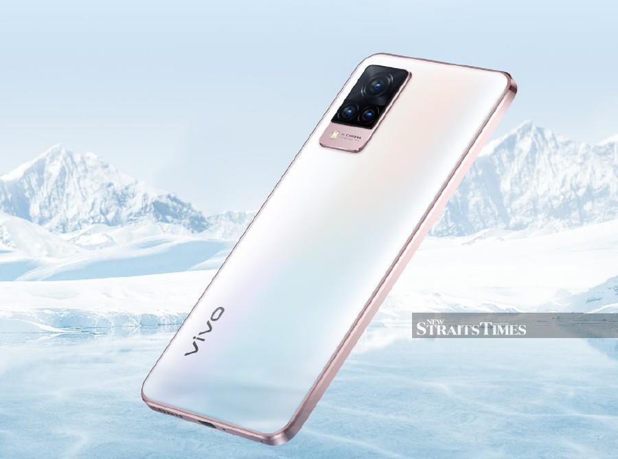 vivo v21 arctic white colour