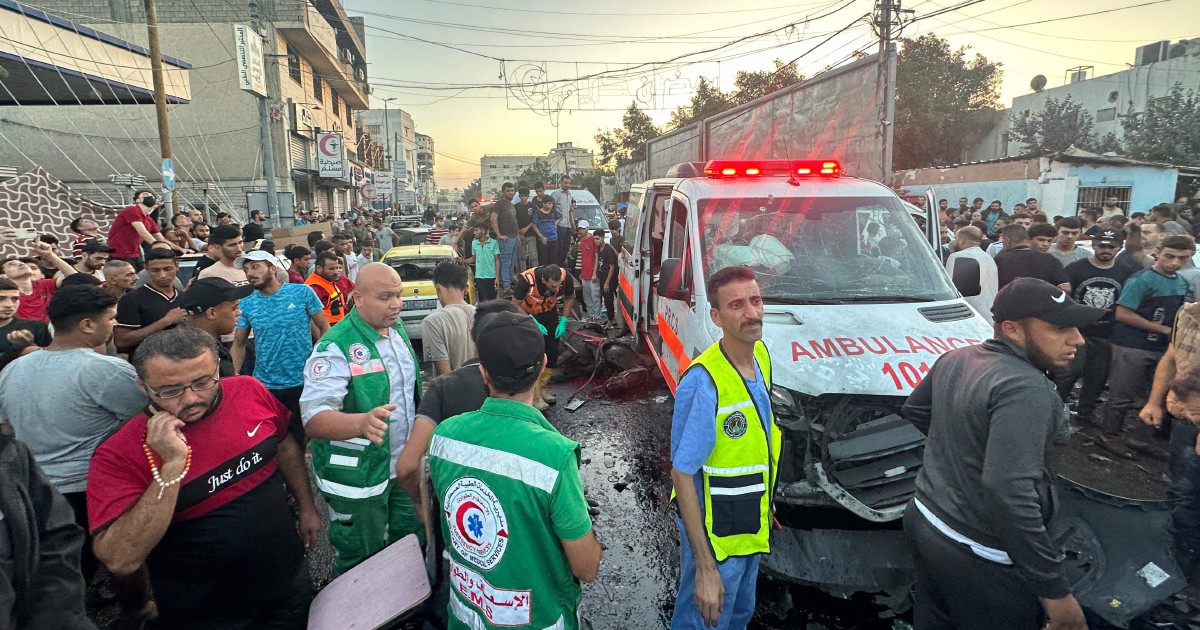 WHO Chief 'shocked' By Israeli Strike On Gaza Ambulance | New Straits Times