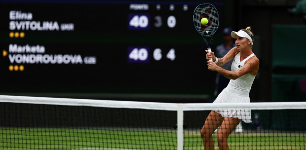 Vondrousova into Wimbledon final, ending Svitolina's Ukraine dream