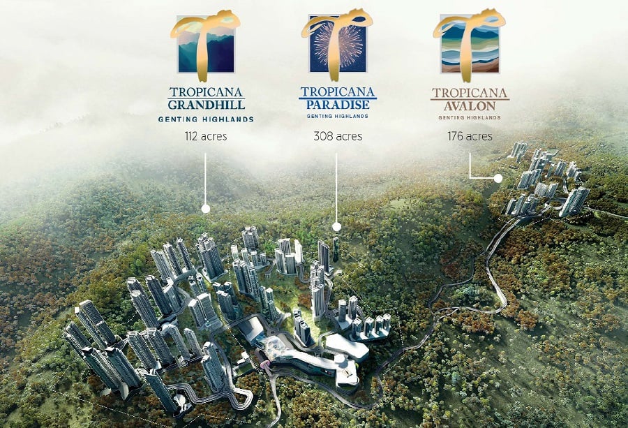 Tropicana WindCity spans 596 acres, and will feature three unique masterplans, namely Tropicana Grandhill, Tropicana Paradise, and Tropicana Avalon.
