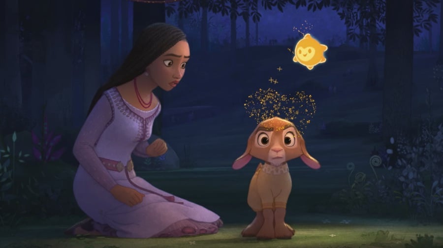Asha’s impassioned wish comes true when an actual star appears to help her save the people of Rosas. – Pic courtesy of Disney Malaysia