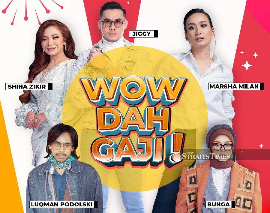 Music fans will get to watch thrilling performances from popular singers Marsha Milan, Shiha Zikir, Luqman Podolski, and Bunga during the Wow Dah Gaji! Show on TV3 and Tonton at 9pm on Wednesday.