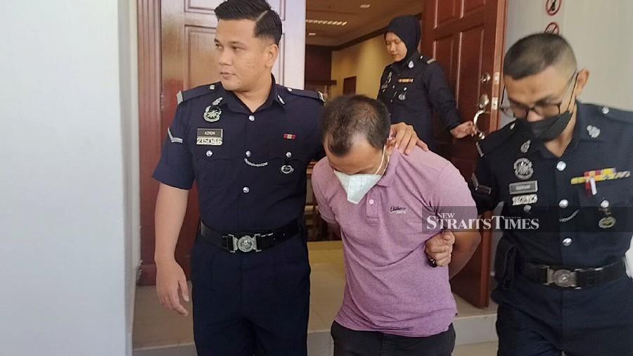 Mohd Amirul Azmir Md Akhir, leaves at the Alor Star magistrate’s court after the trial. - NSTP/Zuliaty Zulkiffli