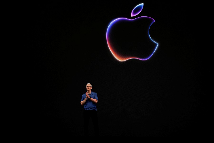 Apple CEO Tim Cook attends the annual developer conference event at the company's headquarters in Cupertino, California, U.S., June 10, 2024. - REUTERS PIC