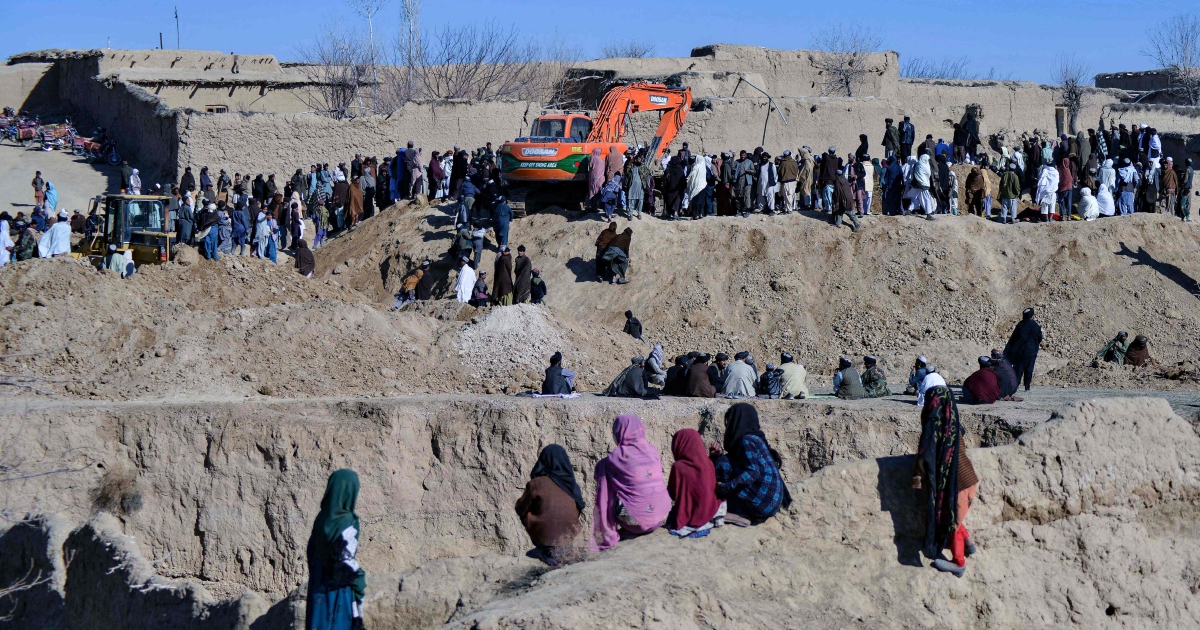 Boy trapped three days down Afghan well dies after rescue