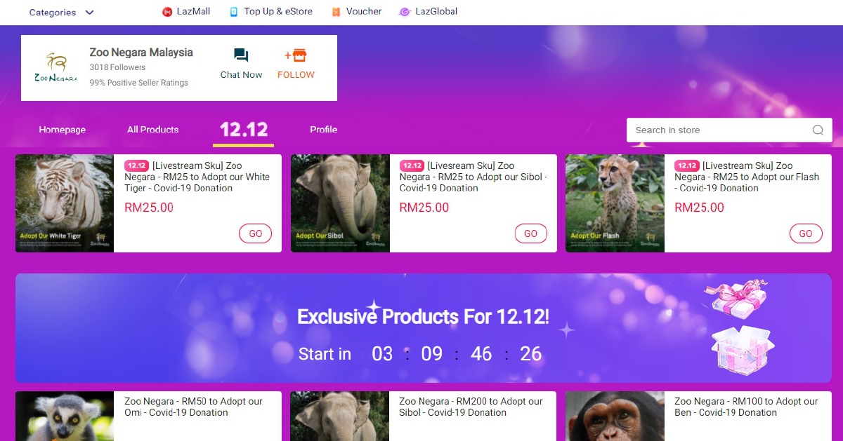 Lazada To Host First Virtual Tour At Zoo Negara