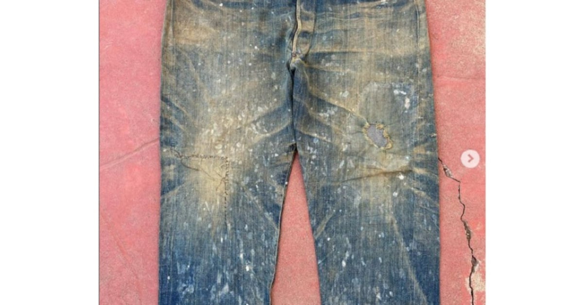 Levi's jeans from 1880s auctioned for USD87,400 after mine shaft discovery