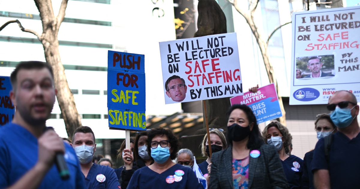 Pandemic-weary nurses strike in Australia | New Straits Times