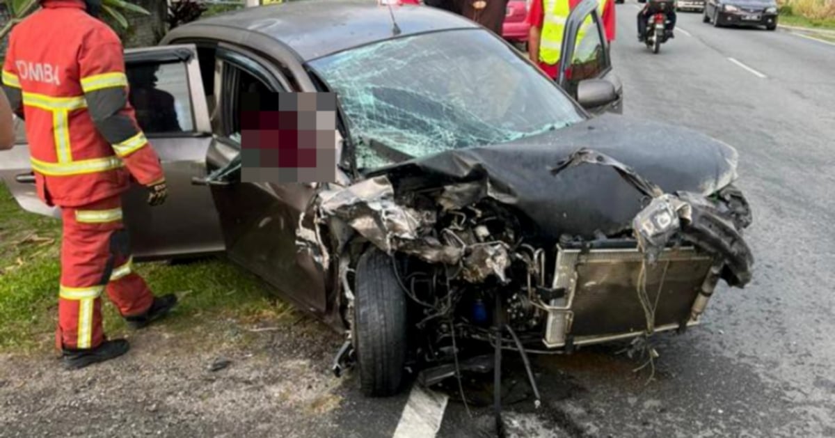 Pregnant Woman Narrowly Escapes Tragic Accident In Semenyih Collision ...