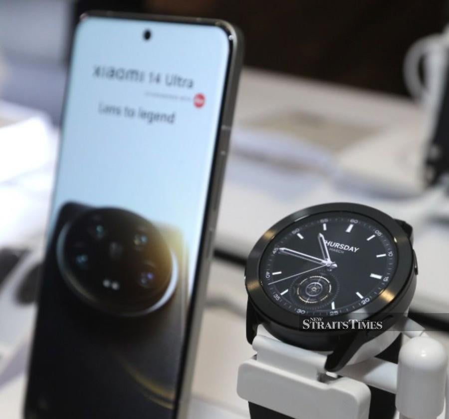 The Xiaomi Watch S3 is a multi-functional smartwatch with a classic watch design, able to fulfill both a user’s fashion and practical needs. (NSTP/AMIRUDIN SAHIB).