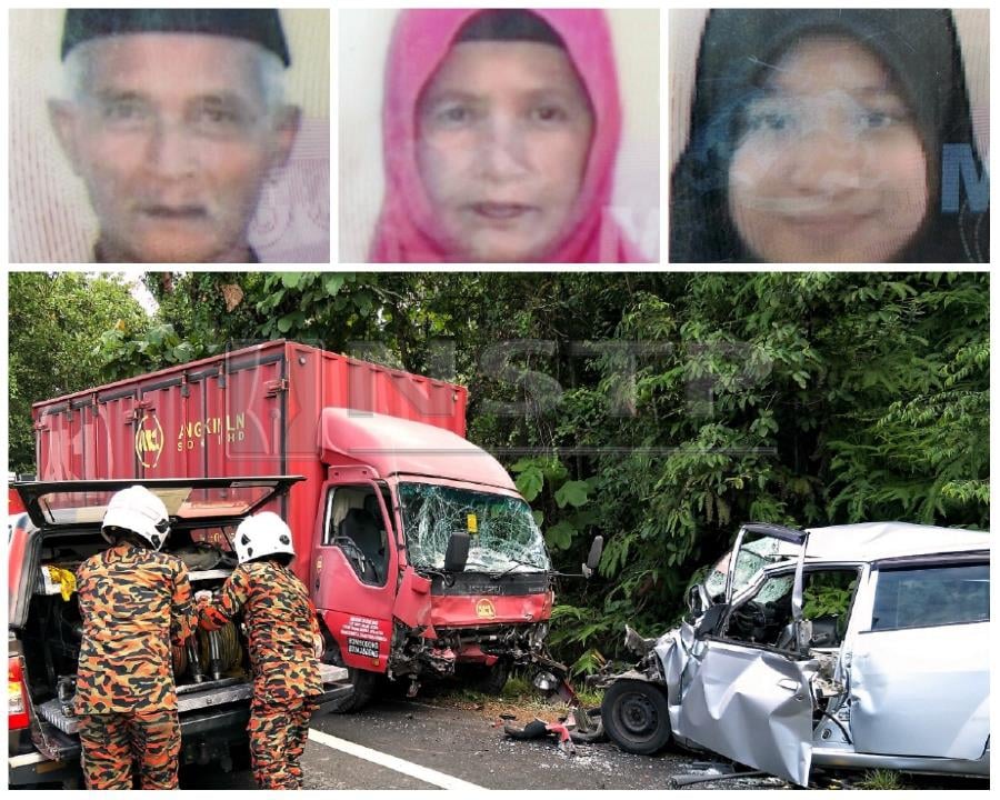 Three In Family Killed In Gua Musang Car-lorry Collision | New Straits ...