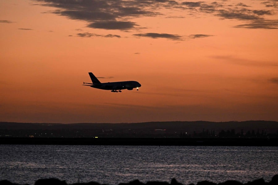 Global air crash fatalities rose sharply in 2024, with 334 lives lost in civil aviation accidents, German media reported on Monday, citing the preliminary data released by the German Aviation Association (BDL). - AFP pic