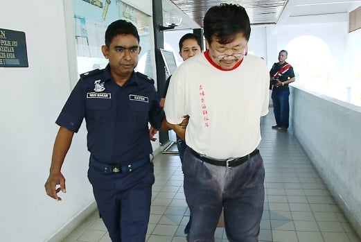 An engineering company owner, Yu Beng Chuah, 49 was charged with trafficking RM65mil worth of cocaine here today at the magistrate's court. Pix by Amir Irsyad Omar