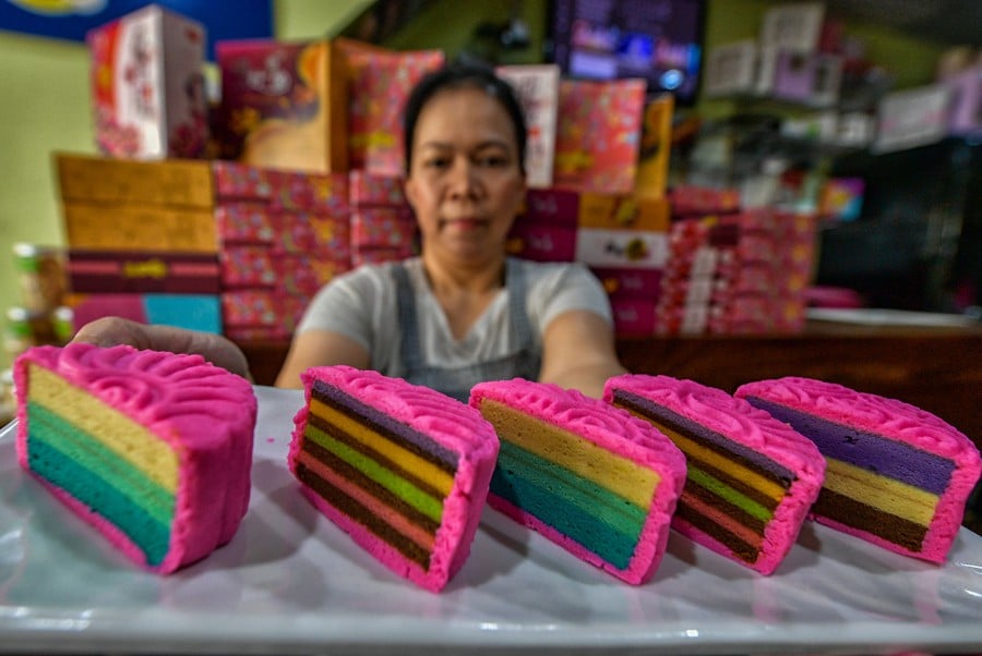 Layer Mooncake Chinese Tradition Meets Sarawak Heritage