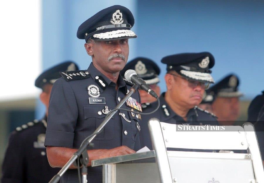 Johor police chief Commissioner M. Kumar. -NSTP FILE/NUR AISYAH MAZALAN