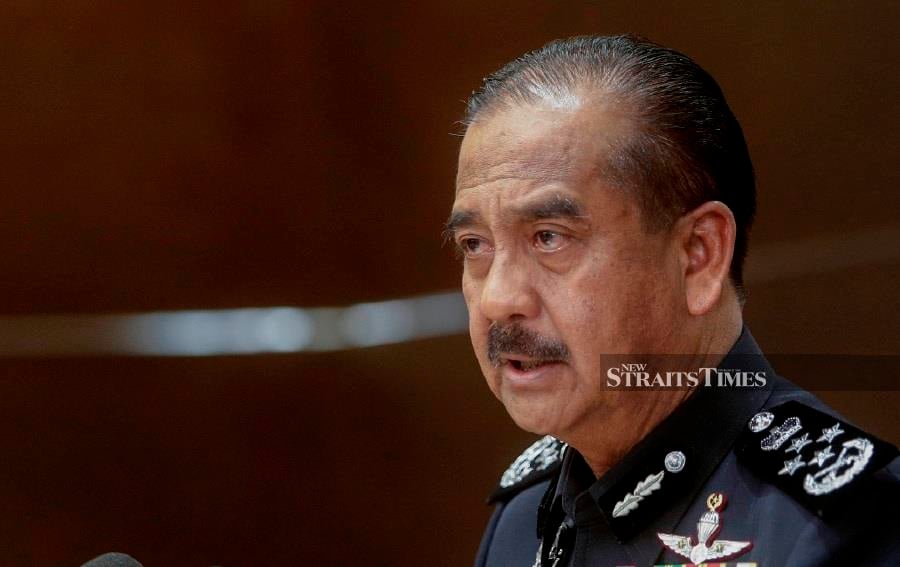 Inspector-General of Police Tan Sri Razarudin Husain. NSTP/AIZUDDIN SAAD