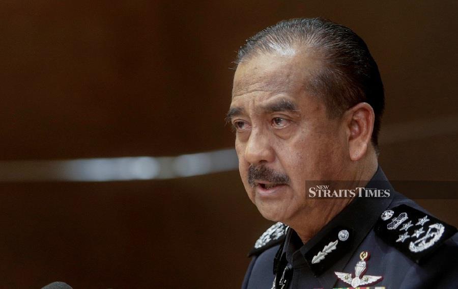 Inspector-General of Police Tan Sri Razarudin Husain. NSTP Pic