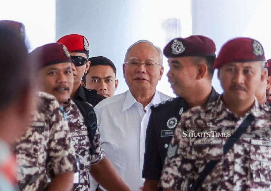 The Pardons Board is likely to announce its decision on Datuk Seri Najib Razak's application for a pardon regarding his SRC International case by today (Feb 2, 2024). -NSTP/ASWADI ALIAS