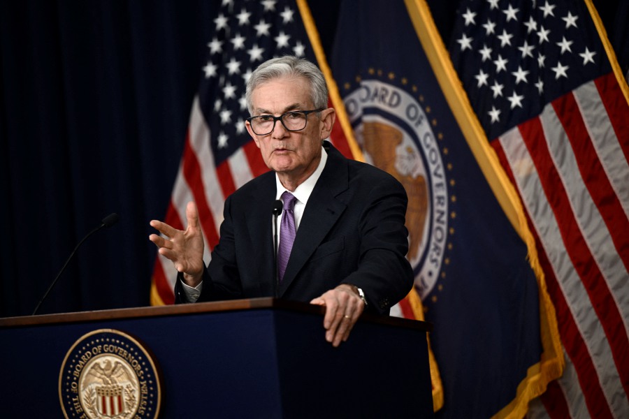 US Federal Reserve Chairman Jerome Powell. -AFP/Brendan SMIALOWSKI