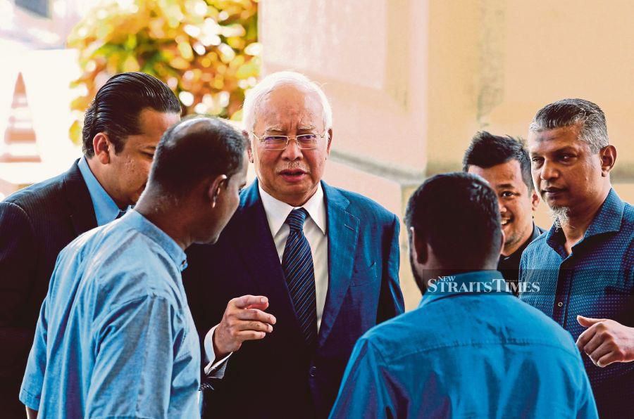 (FILE PHOTO) Datuk Seri Najib Razak’s application to the Pardons Board was rooted in the belief that he did not receive a fair trial before being convicted. -NSTP FILE