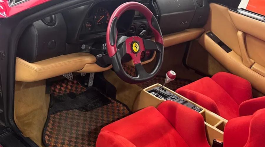  A Ferrari Testarossa red F512M sports car stolen from Austrian Formula One driver Gerhard Berger during the 1995 San Marino Grand Prix weekend has been recovered by London police almost 29 years later. -PIC SOURCE: INTERNET