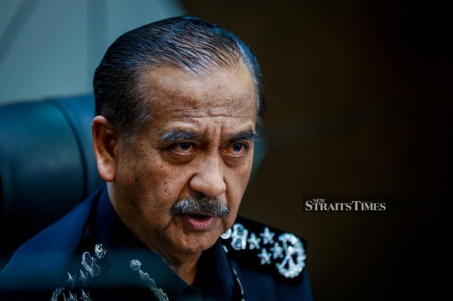 Inspector-General of Police (IGP) Tan Sri Razarudin Husain. -NSTP/ASYRAF HAMZAH