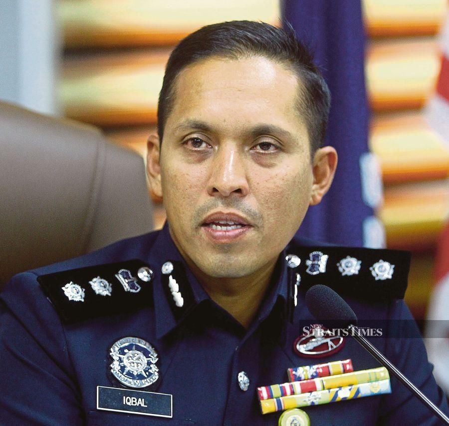 Shah Alam police chief Assistant Commissioner Mohd Iqbal Ibrahim. -NSTP FILE/FAIZ ANUAR