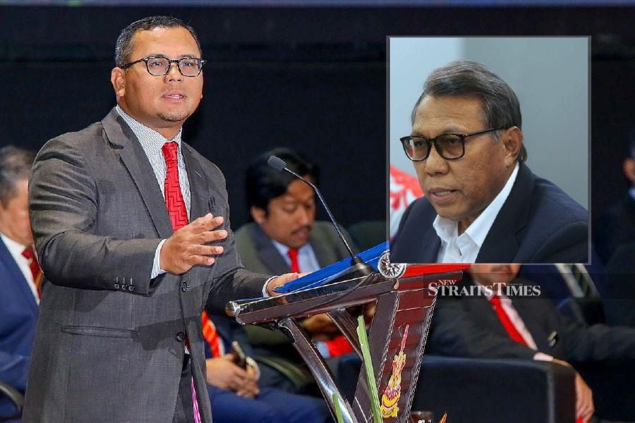 Former Chief of Bersatu Selangor Leadership Council, Datuk Abdul Rashid Asari (inset), declared his support for the leadership of the Selangor Menteri Besar Datuk Seri Amirudin Shari. -NSTP FILE